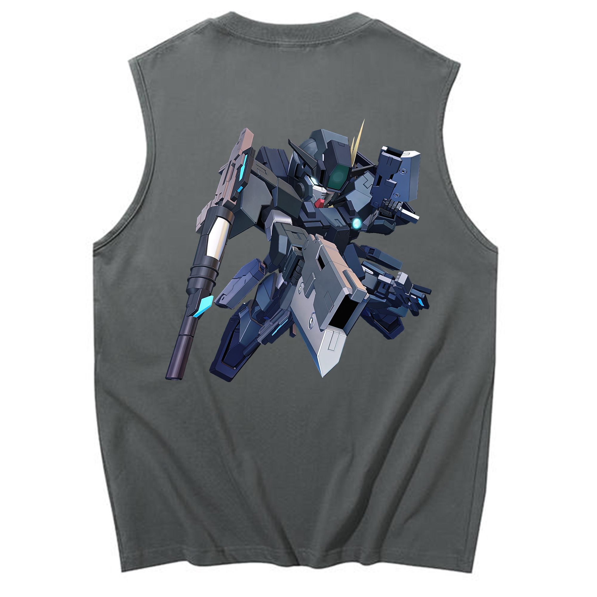 （画像用） 機動戦士ガンダム Mobile Suit Gundam コットン100％タンクトップ（背面プリント）